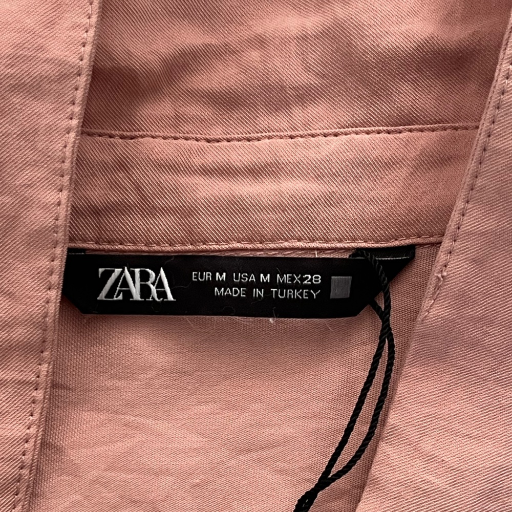 Zara/ Oversized, Long Sleeved Shirt Maxi Dress/ Button Up/ Size US M - Picture 7 of 12